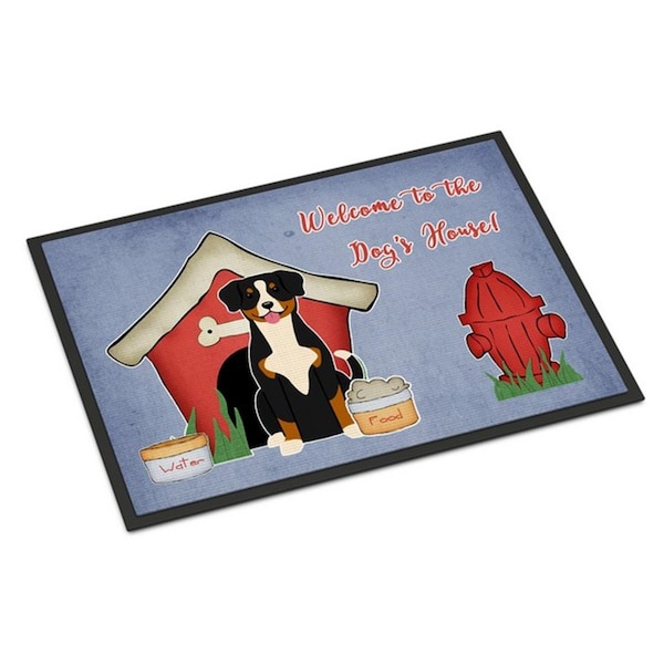 Carolines Treasures Dog House Collection Entlebucher Indoor or Outdoor Mat, 24 x 0.25 x 36 in. BB2792JMAT - main